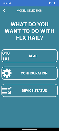 Android application FLX-RAIL screenshort