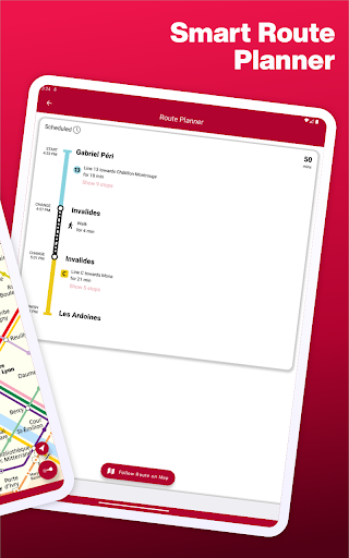 Screenshot of Paris Metro – Map and Routes