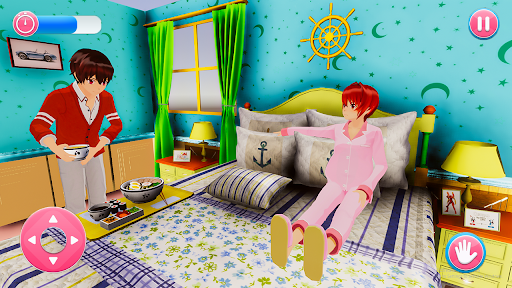 Android application Yumi Anime Pregnant Girl Life screenshort