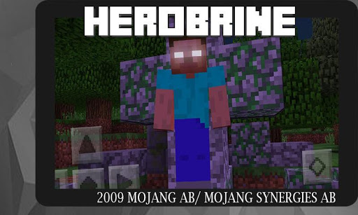 Herobrine Mod to Minecraft PE. Screen 2