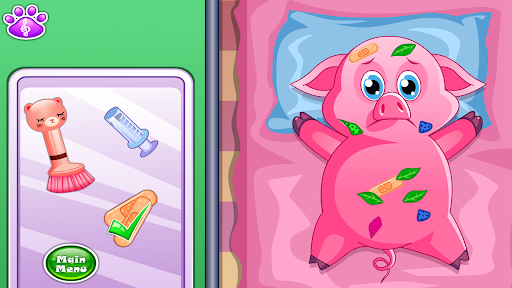 Pet Doctor Animal Caring Game ekran görüntüsü