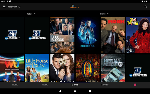 Screenshot of FiberFirst TV