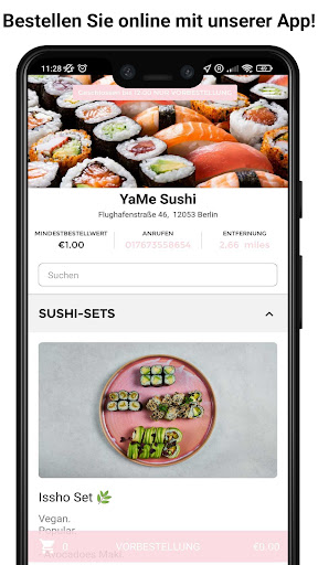 YaMe Sushi Screen 2