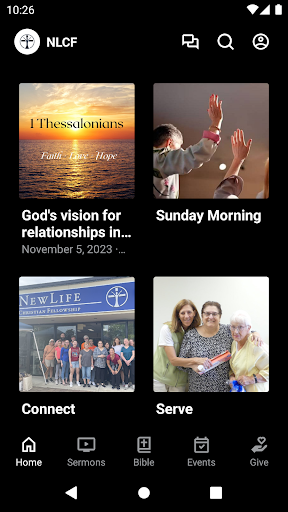 Android application NewLife Christian - Fellowship screenshort