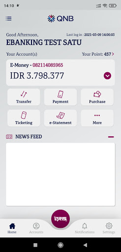 QNB Indonesia Mobile Banking Screen 3