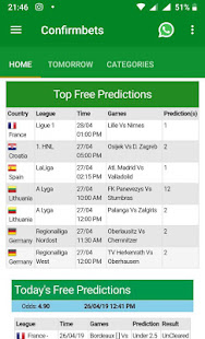 Football Predictions by Experts - Confirmbets 2.0 screenshots 1