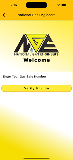 National Gas Engineers Screen 3