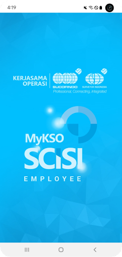 Android application MyKSO SCISI - Employee screenshort
