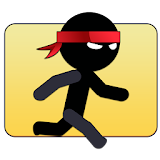 Running sticky ninja icon