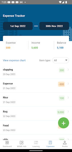 Android application BizAid screenshort