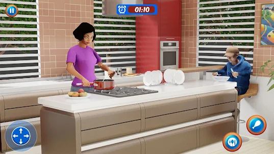 Virtual Mom Family Sim 3D