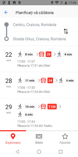 Craiova Transport Screen 3
