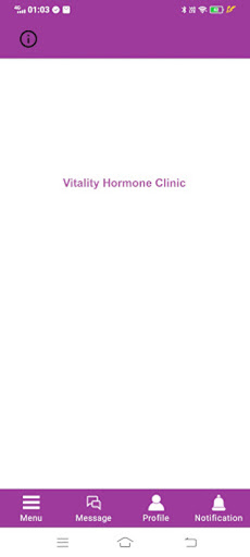 Android application Vitality Hormone Clinic screenshort