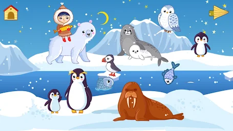 Baby animal games: fun puzzle! - Screenshot Image