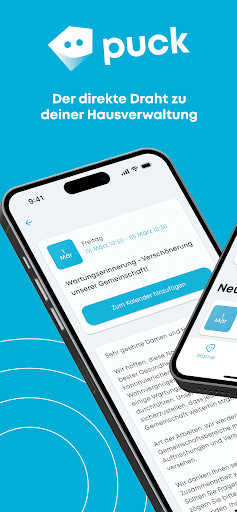 Android application puck screenshort
