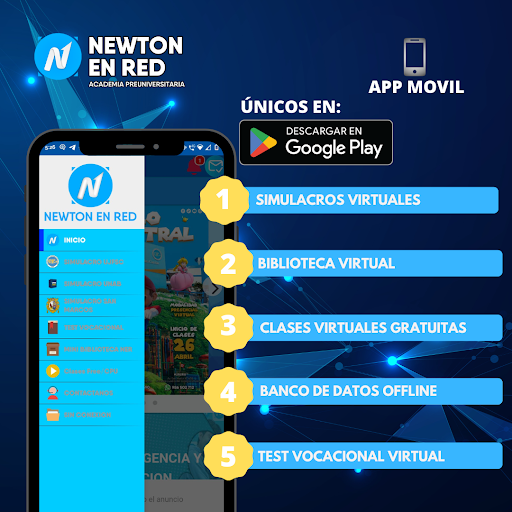 Android application Newton en Red screenshort