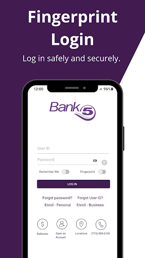 BankFive Business Mobile Screen 3