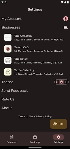 Android application SwagStaff screenshort