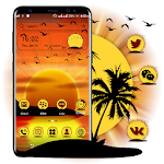 Cover Image of Baixar Sunset Launcher Theme  APK