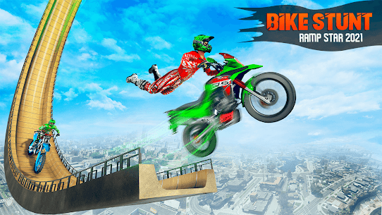 Bike Stunt Games Bike games 3D Apk Download 5