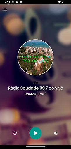 Rádio Saudade 99.7 ao vivo Screen 3