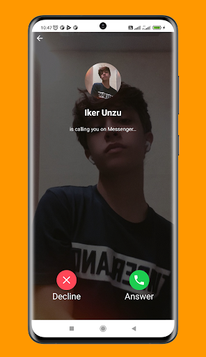 Iker Unzu Fake Call Screen 2