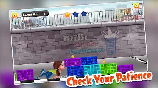 Milk Crate Challenge 2D game