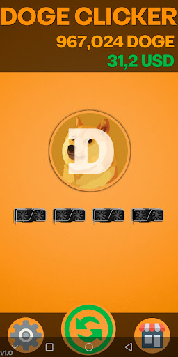 Android application Doge Clicker - Earn Doge screenshort