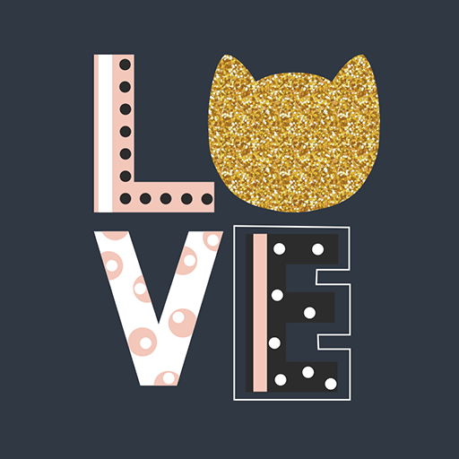 Love cat Theme logo