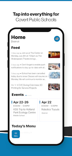 Android application Covert Public Schools screenshort