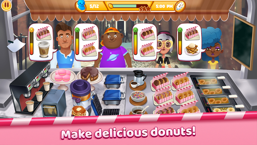 Boston Donut Truck - Fast Food Cooking Game screenshots 5