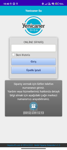 Android application Yenicaner - Abant Su screenshort