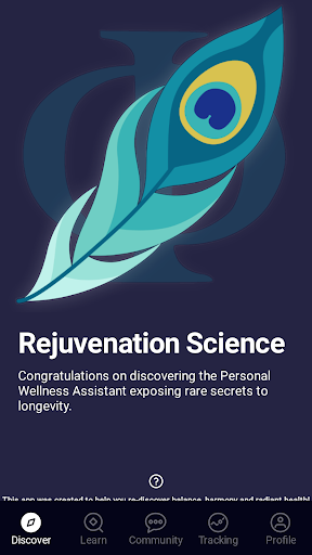 Android application Rejuvenation Science screenshort
