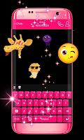 screenshot of Pink Keyboard For WhatsApp