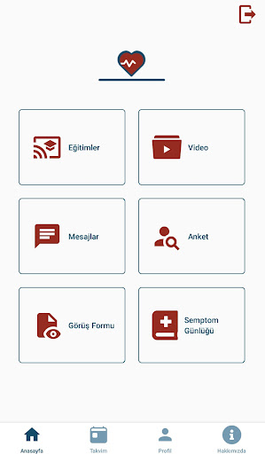 Android application Gebelik Kaybı Destek Programı screenshort