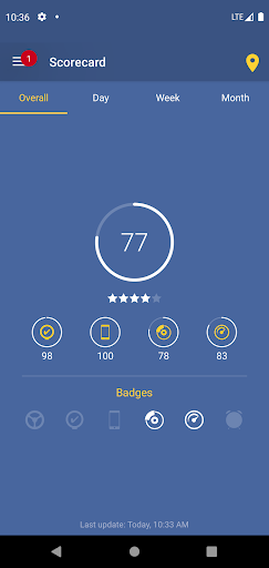 Android application QIC SafeDriver Qatar screenshort