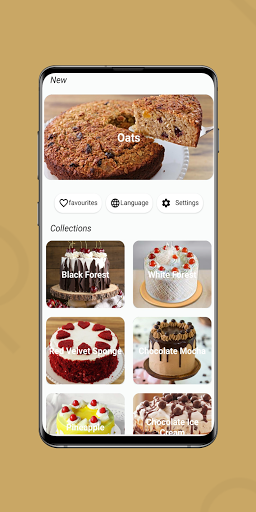 Android application Cake Recipes Kitchen screenshort