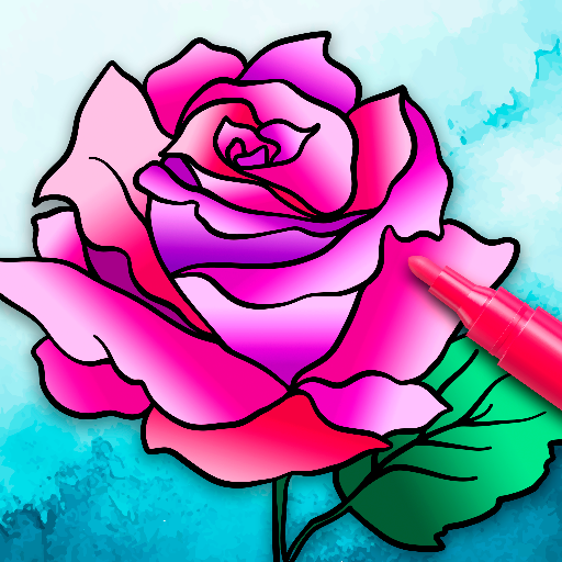 Download APK Flowers Coloring Book & Paint Latest Version