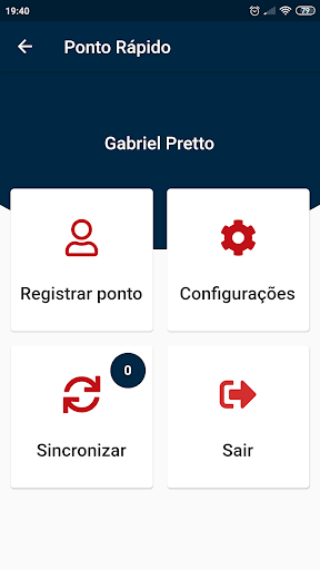 Android application Ponto Alfa screenshort