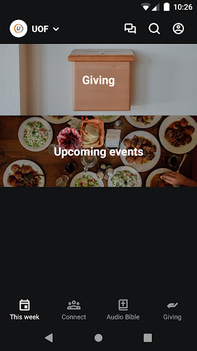 Android application Under Over Fellowship screenshort