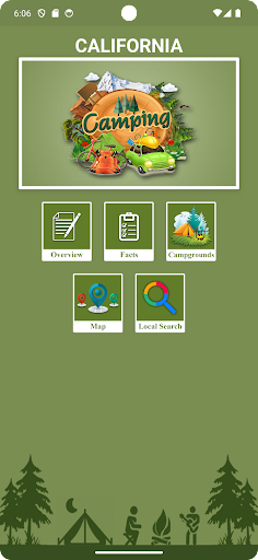 California Campgrounds Screen 2