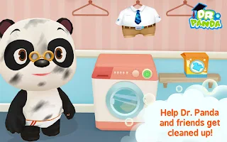 Dr. Panda Bath Time APK צילום מסך #1