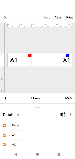 Screenshot of Brother Pro Label Tool
