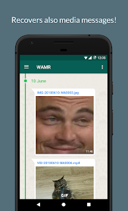 Free WAMR – Recover deleted messages  status download 3