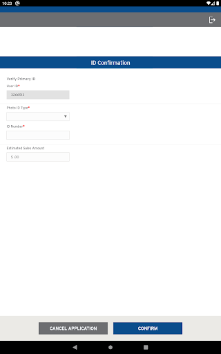 Screenshot of Citi Retail Point of Sale