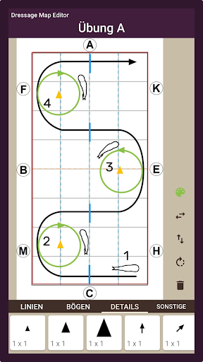 Android application Dressage Map Editor screenshort