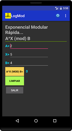 LogMod Screen 2