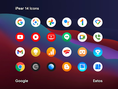 iPear 15 Round Icon Pack v1.2.6 APK Patched