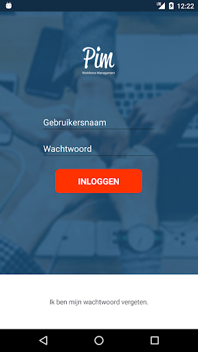 Android application PIM Workforce Management screenshort