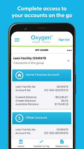 Oxygen Mobile Access Screen 3